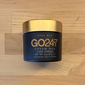 GO247 Cream Wax for Men - Black and Gold